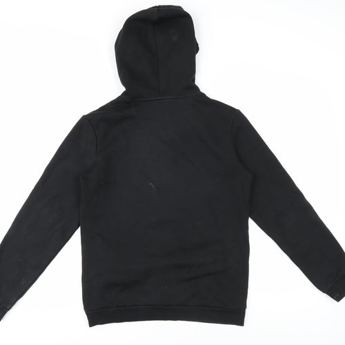 Puma Boys Black XL Hoodie with Logo - Casual Comfort