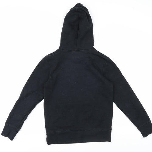 Jordan Boys Black Pullover Hoodie M with Logo