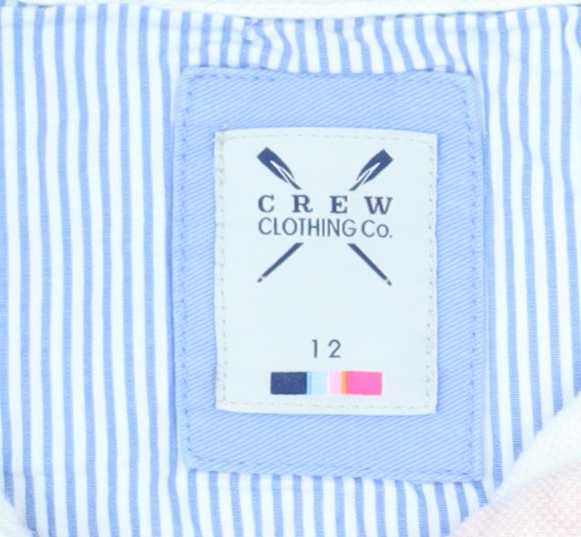 Crew Clothing Co. Women's Pink Polo Shirt