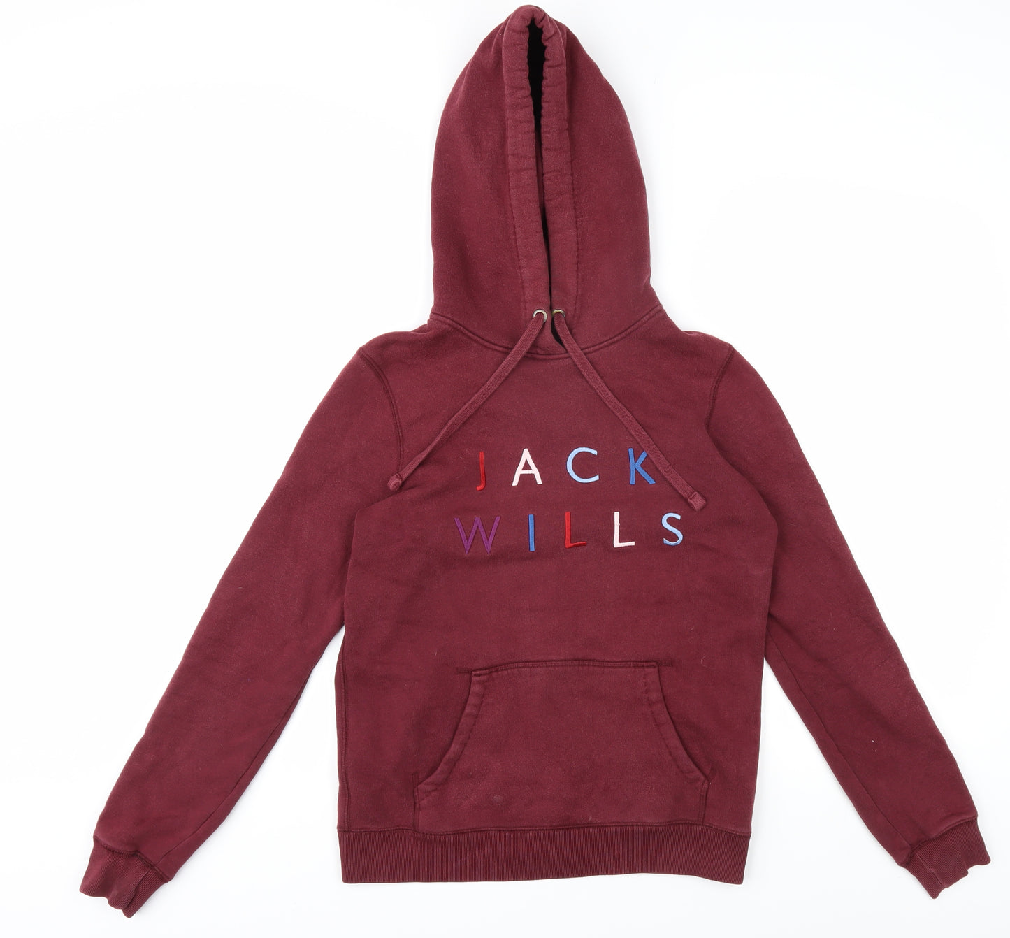 Jack Wills Women's Red Pullover Hoodie Size 6