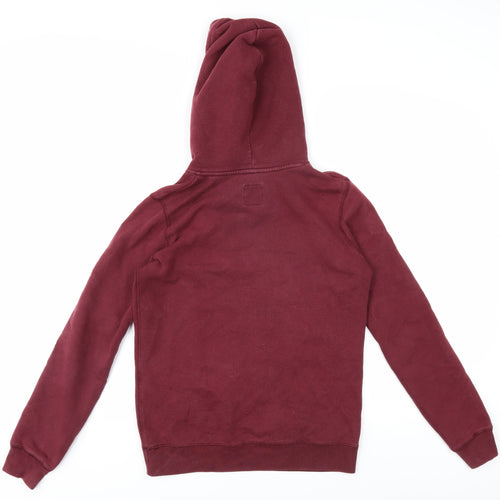 Jack Wills Women's Red Pullover Hoodie Size 6