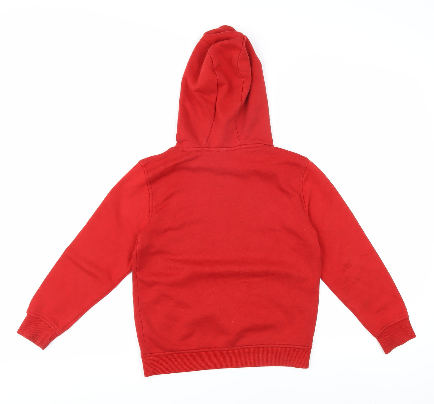 Primark Boys Red Marvel Hoodie 9-10 Yrs Fleece Pullover