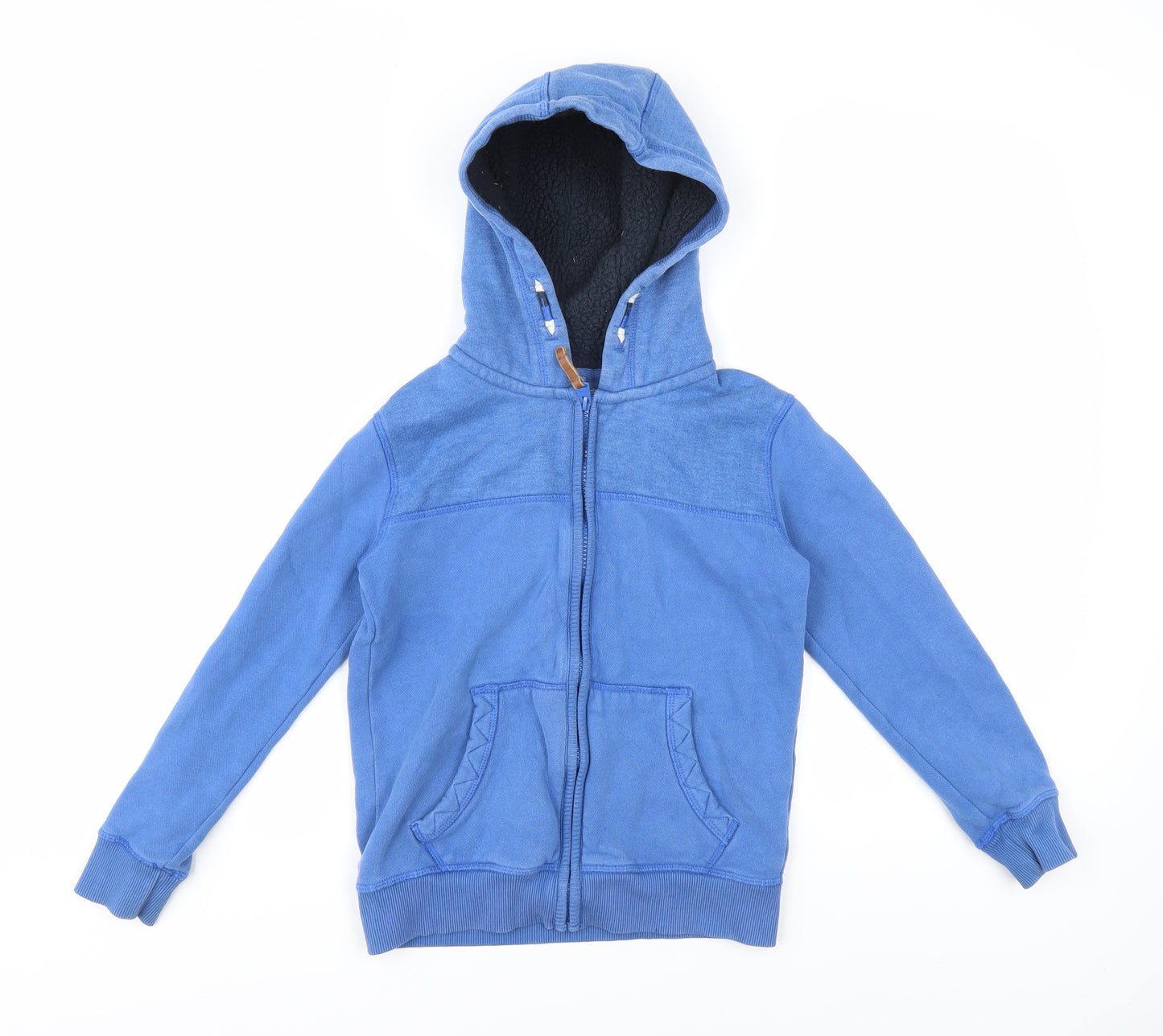 FatFace Unisex Teens Blue Full Zip Hoodie, Size 8