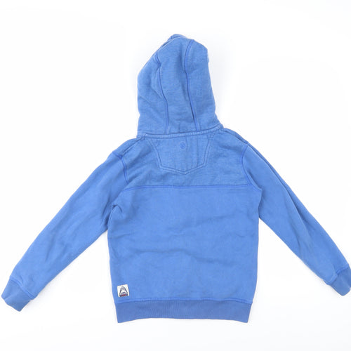 FatFace Unisex Teens Blue Full Zip Hoodie, Size 8