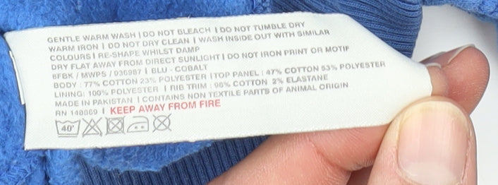 FatFace Unisex Teens Blue Full Zip Hoodie, Size 8