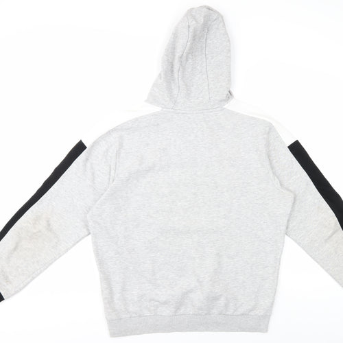 FILA Men's Grey Pullover Hoodie Size S