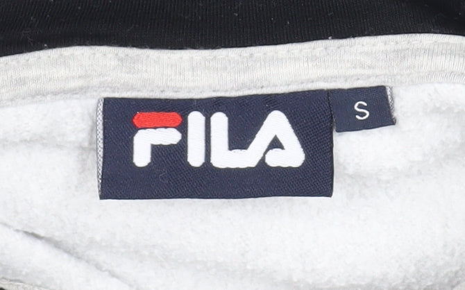 FILA Men's Grey Pullover Hoodie Size S