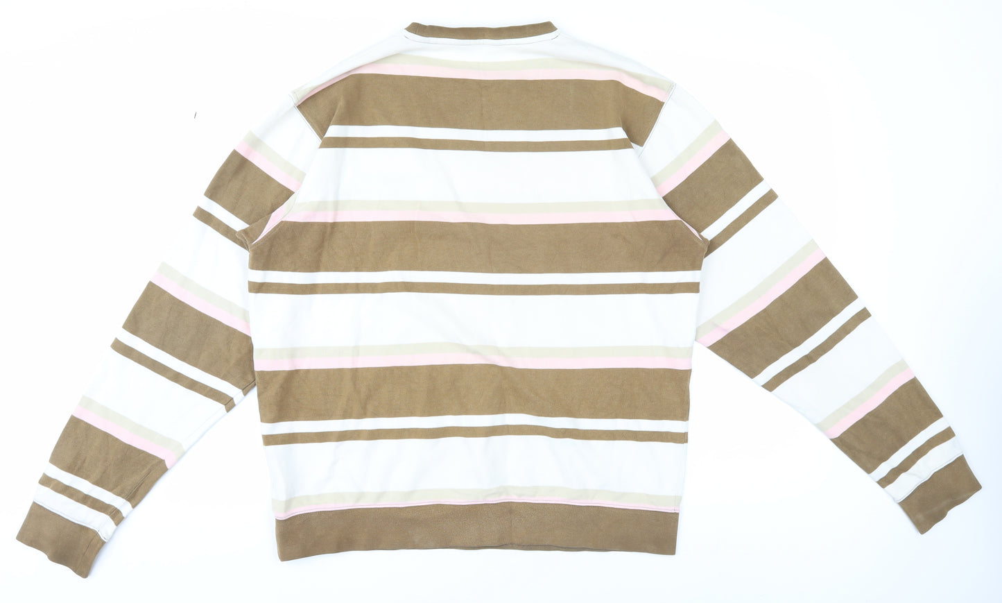 Henri Lloyd Men's Beige XL Striped Long Sleeve T-Shirt