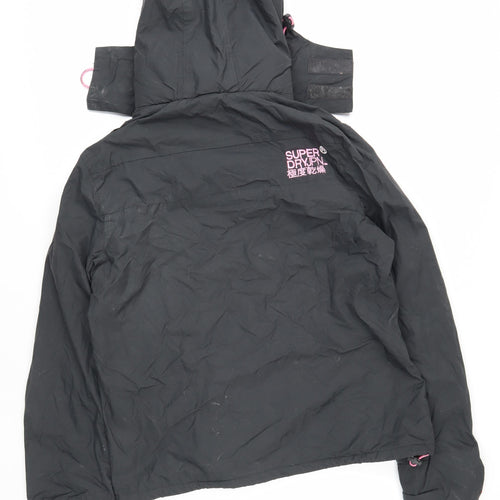 Superdry Women's Black Windbreaker Jacket XL