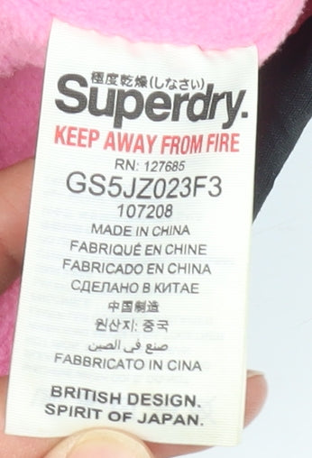 Superdry Women's Black Windbreaker Jacket XL