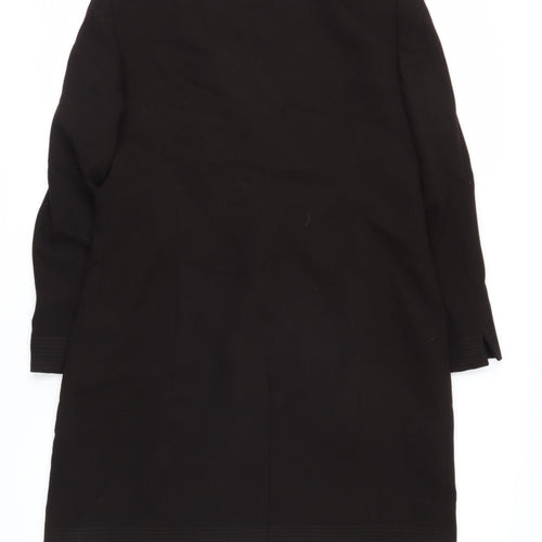 Country Casuals Women's Black Long Overcoat Size 16