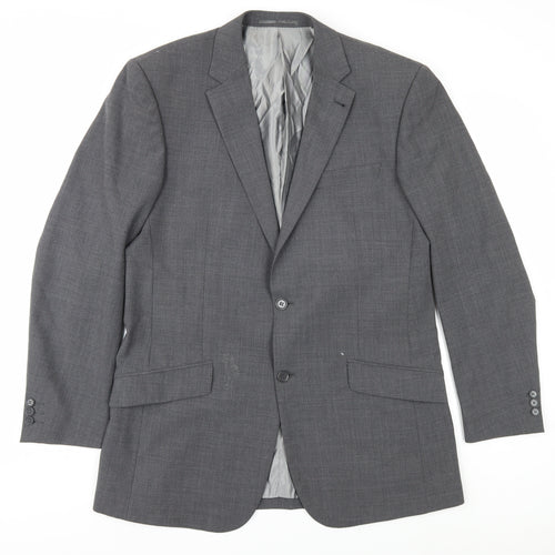 Skopes Men's Grey 40L Suit Jacket, Classic Business Wear