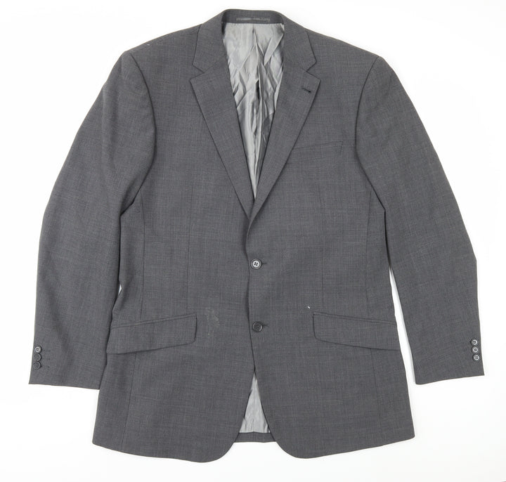Skopes Men's Grey 40L Suit Jacket, Classic Business Wear
