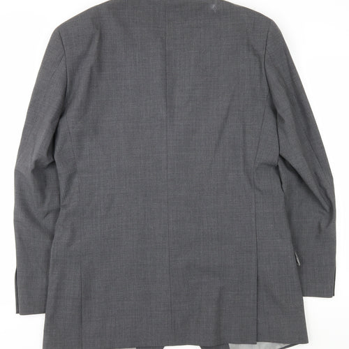 Skopes Men's Grey 40L Suit Jacket, Classic Business Wear