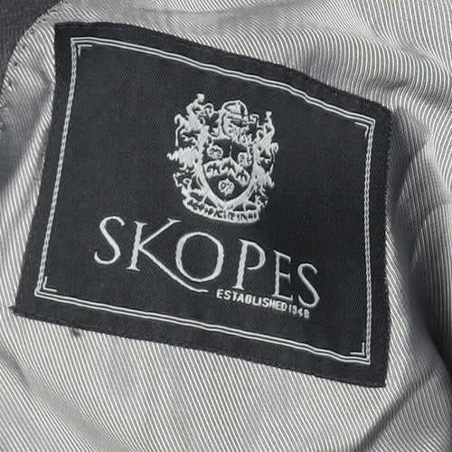 Skopes Men's Grey 40L Suit Jacket, Classic Business Wear