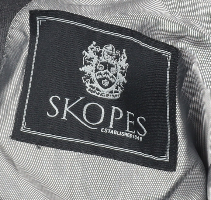 Skopes Men's Grey 40L Suit Jacket, Classic Business Wear