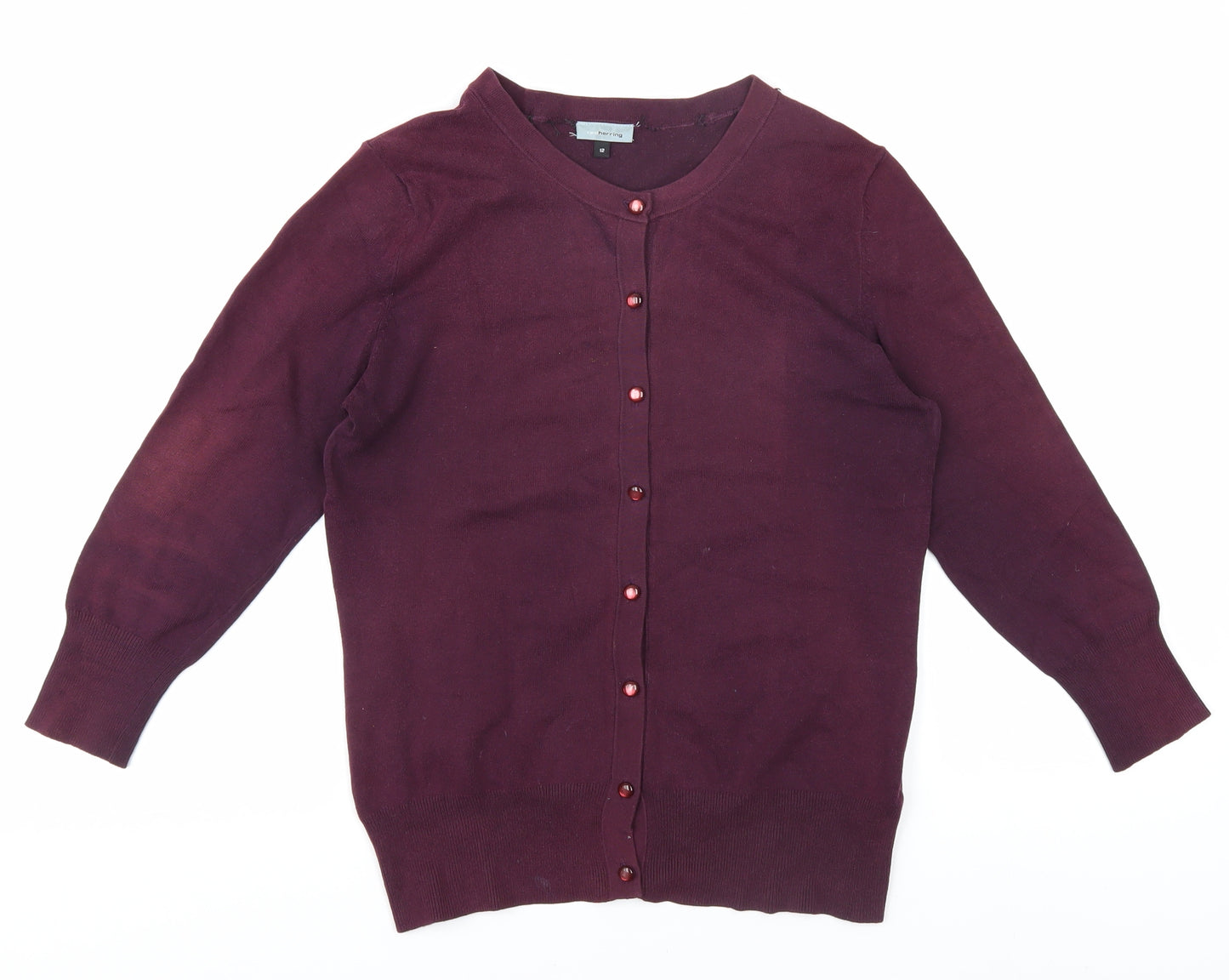 Red Herring Women's Purple Button-Up Size 12 Top