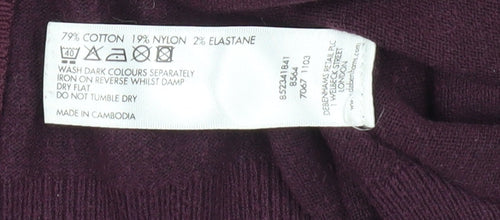 Red Herring Women's Purple Button-Up Size 12 Top