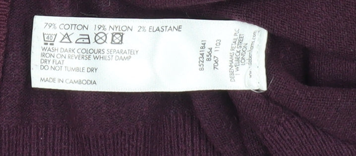 Red Herring Women's Purple Button-Up Size 12 Top