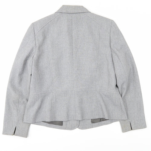 Kasper Women's Grey Blazer 14P Classic Fit