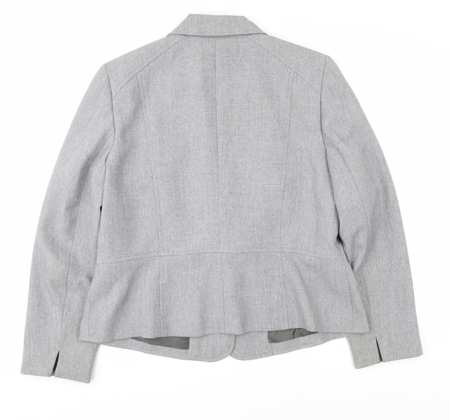 Kasper Women's Grey Blazer 14P Classic Fit