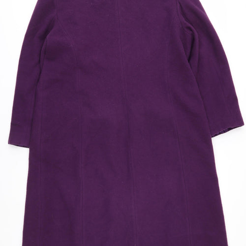 Eastex Women's Purple Wool Overcoat Size 16