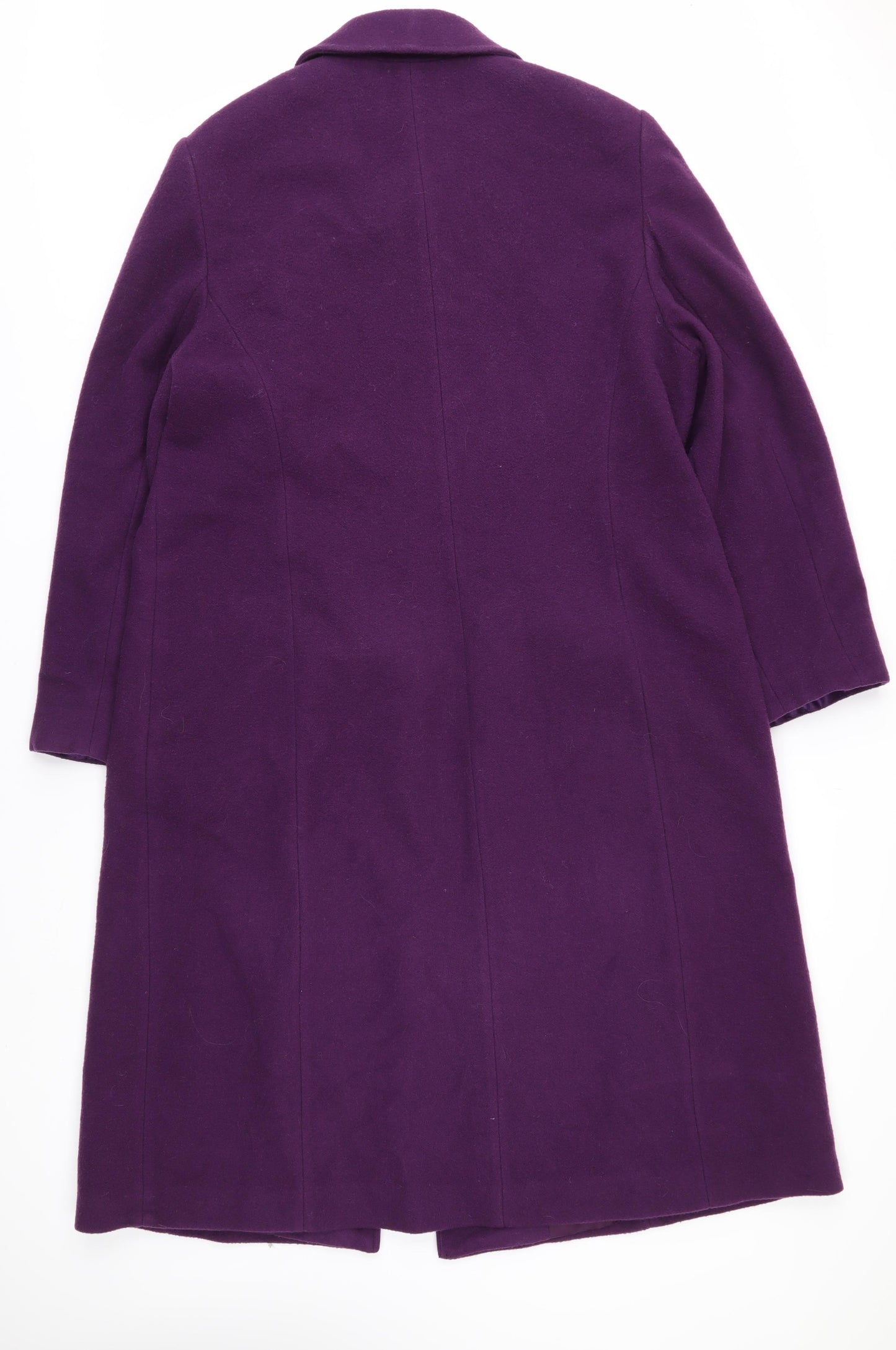 Eastex Women's Purple Wool Overcoat Size 16