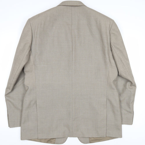Skopes Men's Beige 44R Blazer, Two-Button Formal