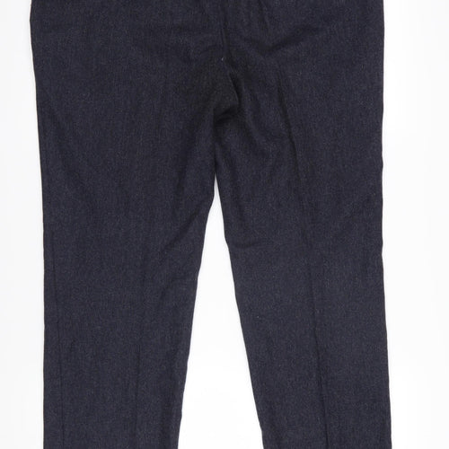 Marks and Spencer Men's Black Dress Pants Lined Wool