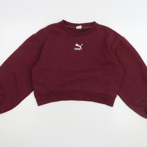 Puma Women’s Red Pullover Sweatshirt Size S
