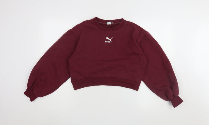 Puma Women’s Red Pullover Sweatshirt Size S