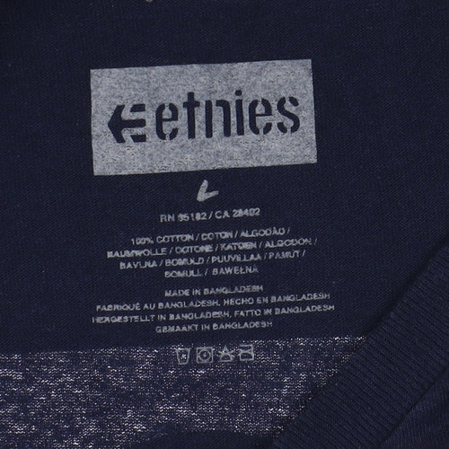 Etnies Men's Blue L Outdoor Graphic T-Shirt
