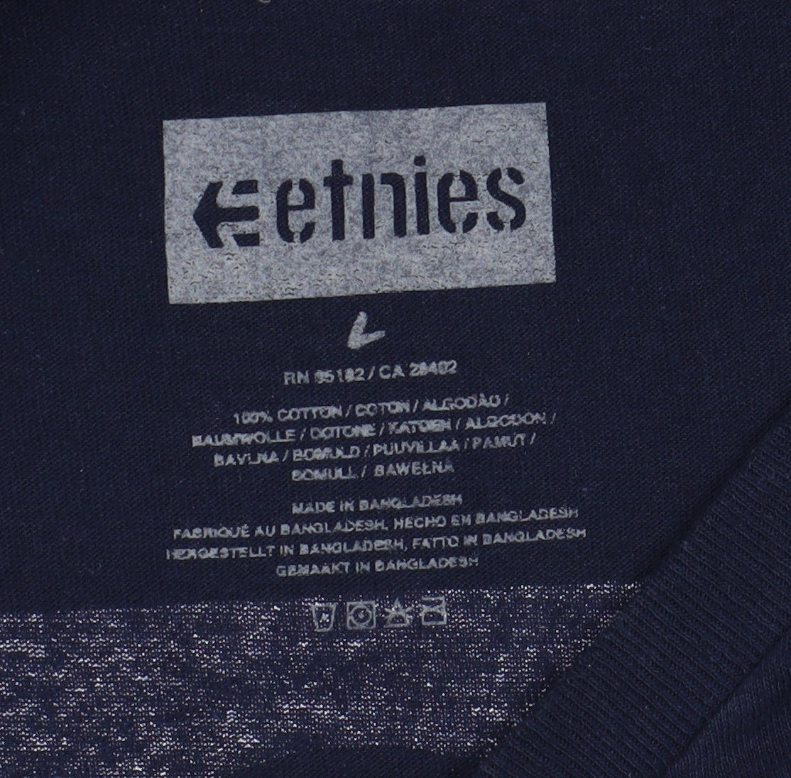 Etnies Men's Blue L Outdoor Graphic T-Shirt