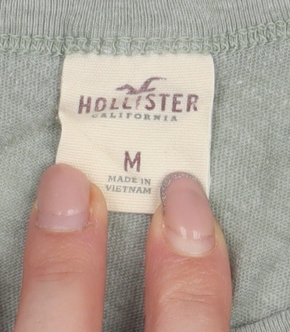 Hollister Women's Green M Basic T-Shirt