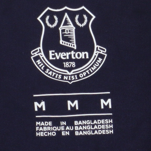 Everton Men's Blue Graphic T-Shirt Medium
