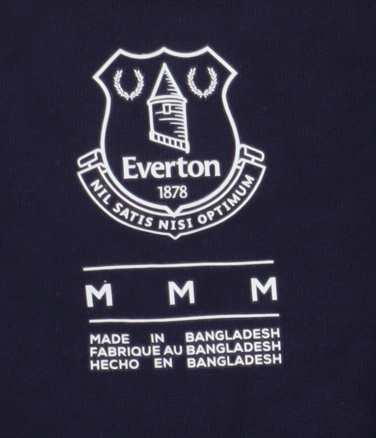 Everton Men's Blue Graphic T-Shirt Medium