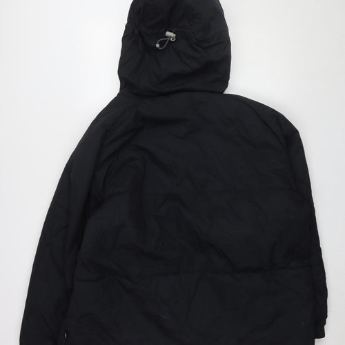 Nike Men's Black Hooded Parka Jacket Size L