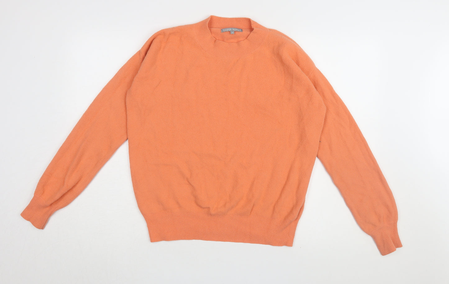 Oliver Bonas Women's Orange Pullover Jumper Size 8