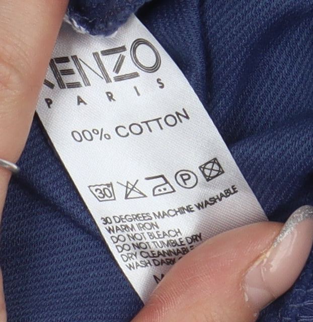 Kenzo Men's Blue Graphic Tiger Sweatshirt XL Pullover