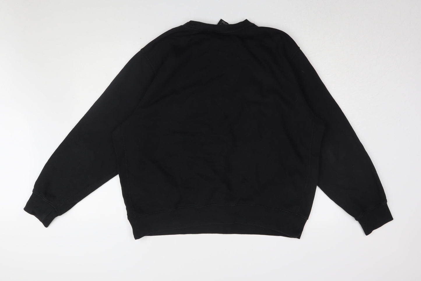 Nike Men's Black Logo Pullover Sweatshirt L