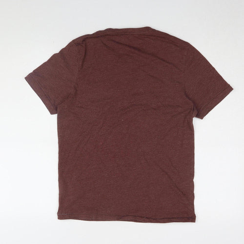 Jack & Jones Men's Brown Graphic T-Shirt Size S