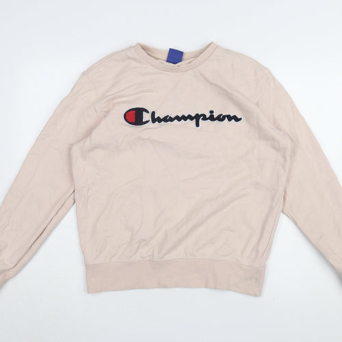 Champion Women's Beige Large Pullover Sweatshirt