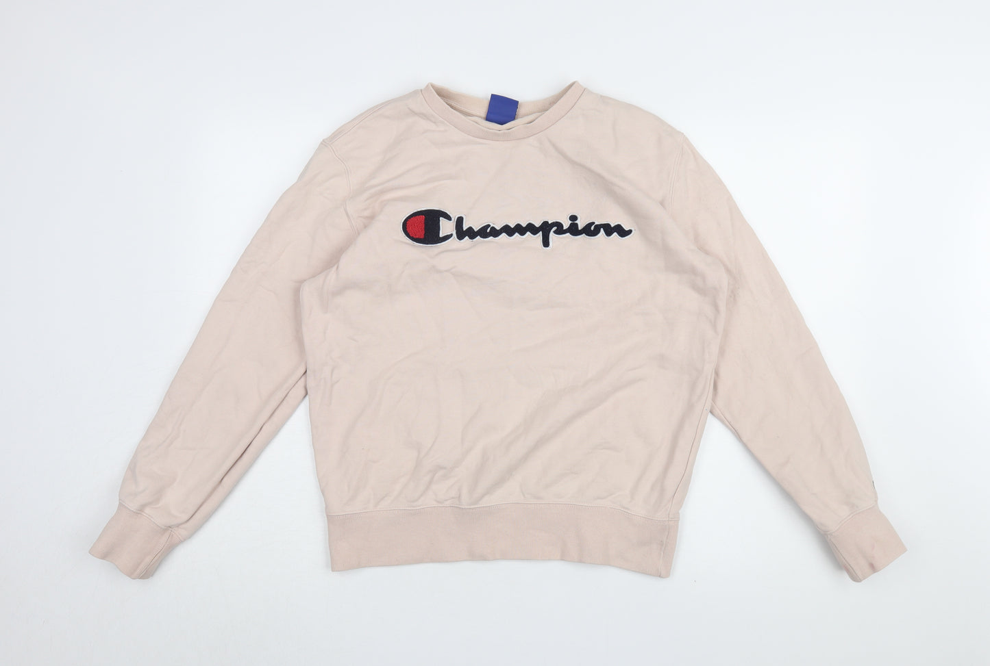 Champion Women's Beige Large Pullover Sweatshirt