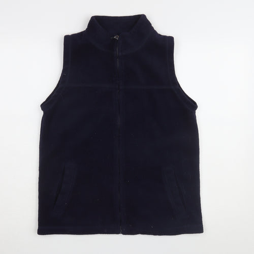 EWM Women's Black Sleeveless Waistcoat, Size S