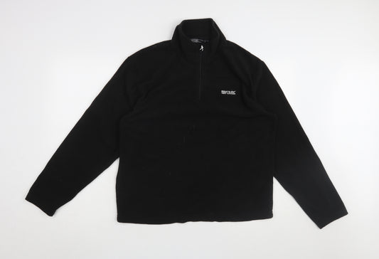 Regatta Men's Black M 1/2 Zip Sweatshirt