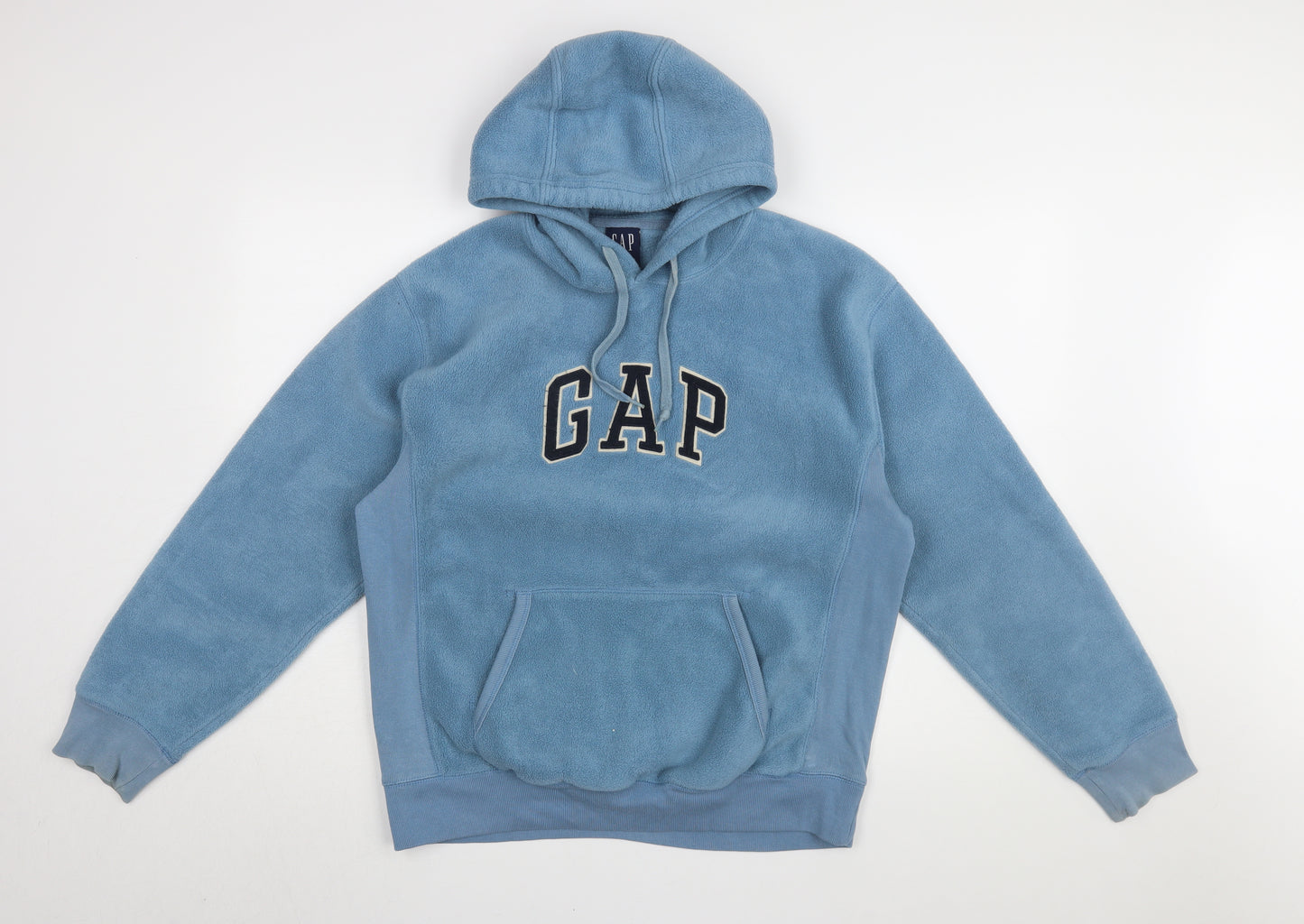 GAP Men's Blue Pullover Hoodie, Size S, Logo Detail