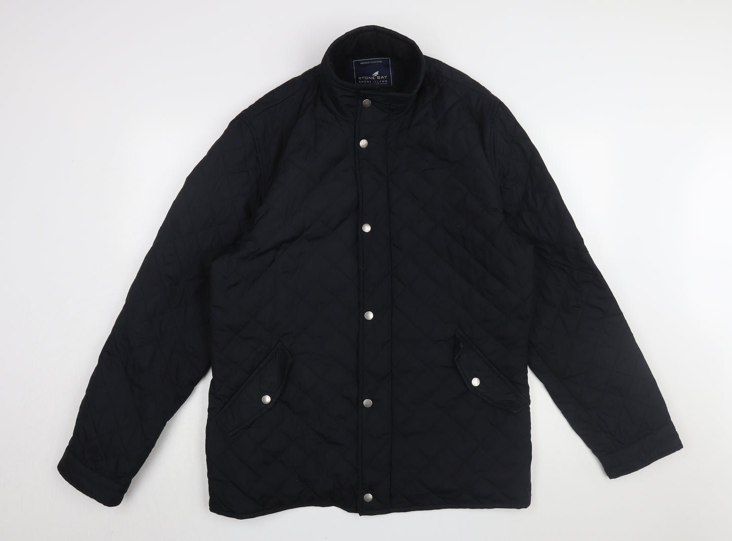 Stone Bay Men's Black XL Quilted Jacket - Casual