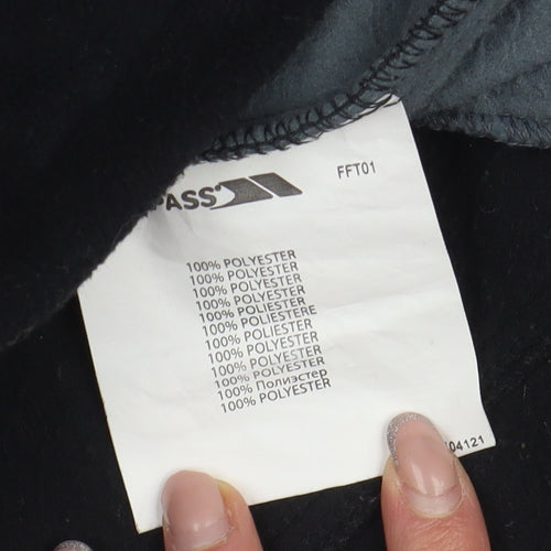 Trespass Men's Black Fleece Jacket L - Casual Outdoor Coat