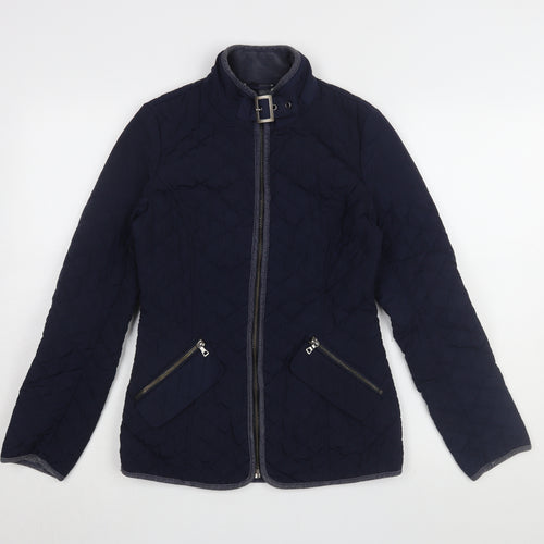 Next Women's Blue Quilted Jacket UK Size 6 Slim Fit