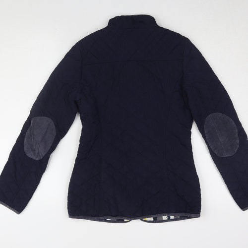 Next Women's Blue Quilted Jacket UK Size 6 Slim Fit